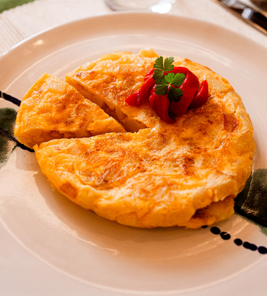 IMAGEN DE UNA TORTILLA CASERA